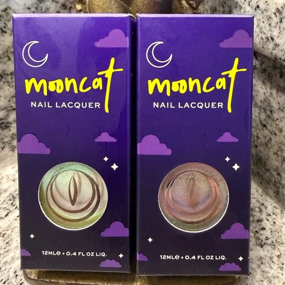 Mooncat Pearl Clutcher and Not Today Satan Nail Polish Set - Picture 3 of 15